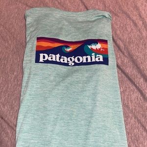 Light blue, Patagonia shirt